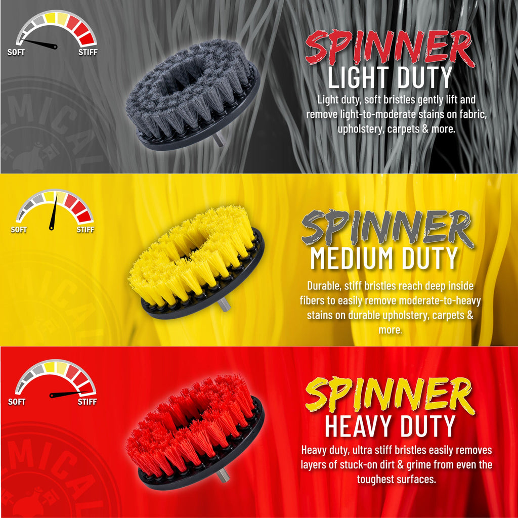 Chemical Guys Spinner Multi-Surface Drill Brush. Light Duty