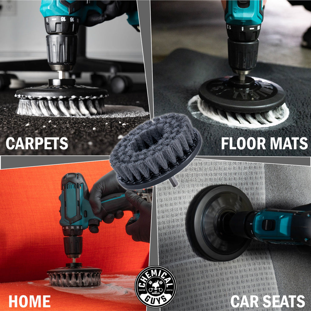 Chemical Guys Spinner Multi-Surface Drill Brush. Light Duty