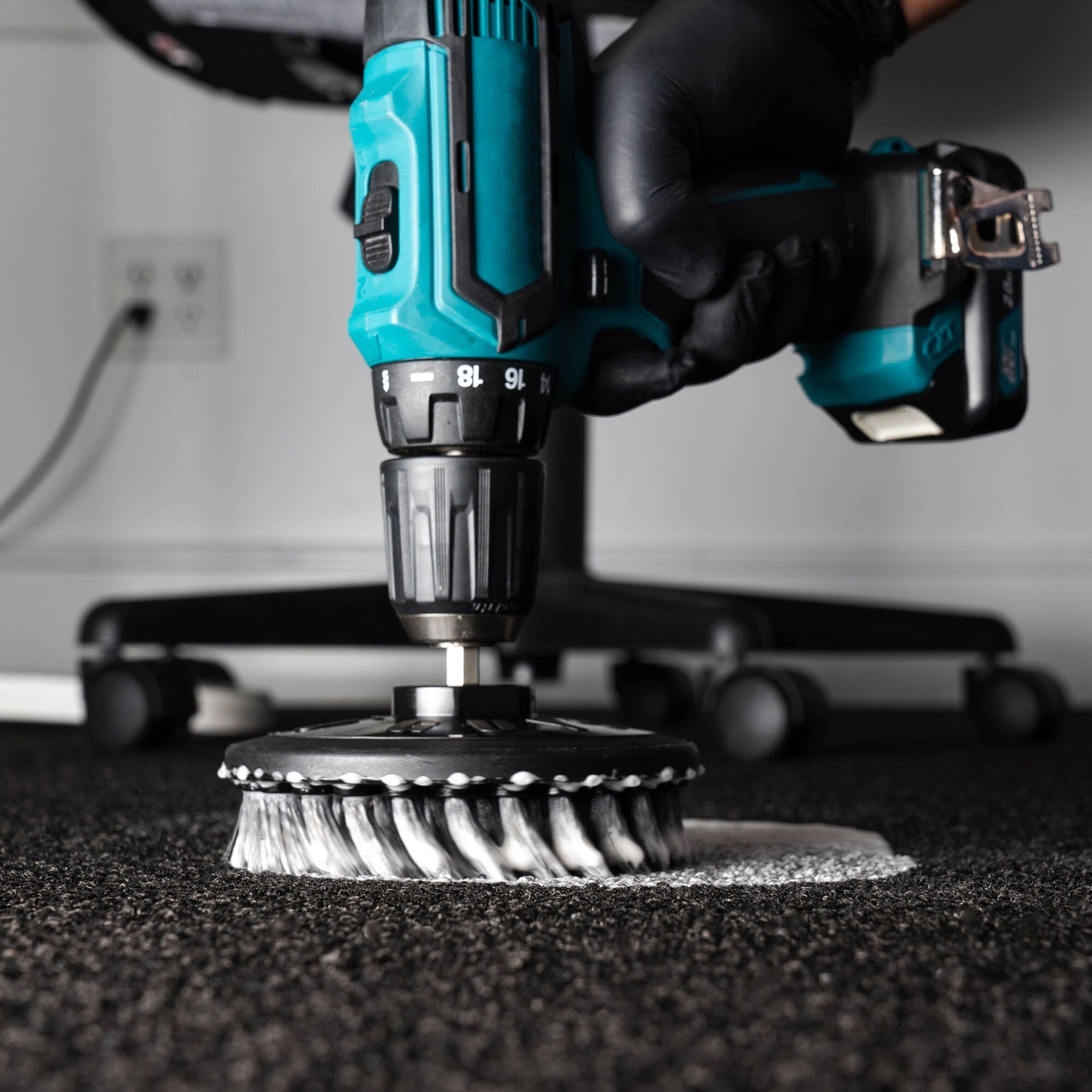 Chemical Guys Spinner Multi-Surface Drill Brush. Light Duty