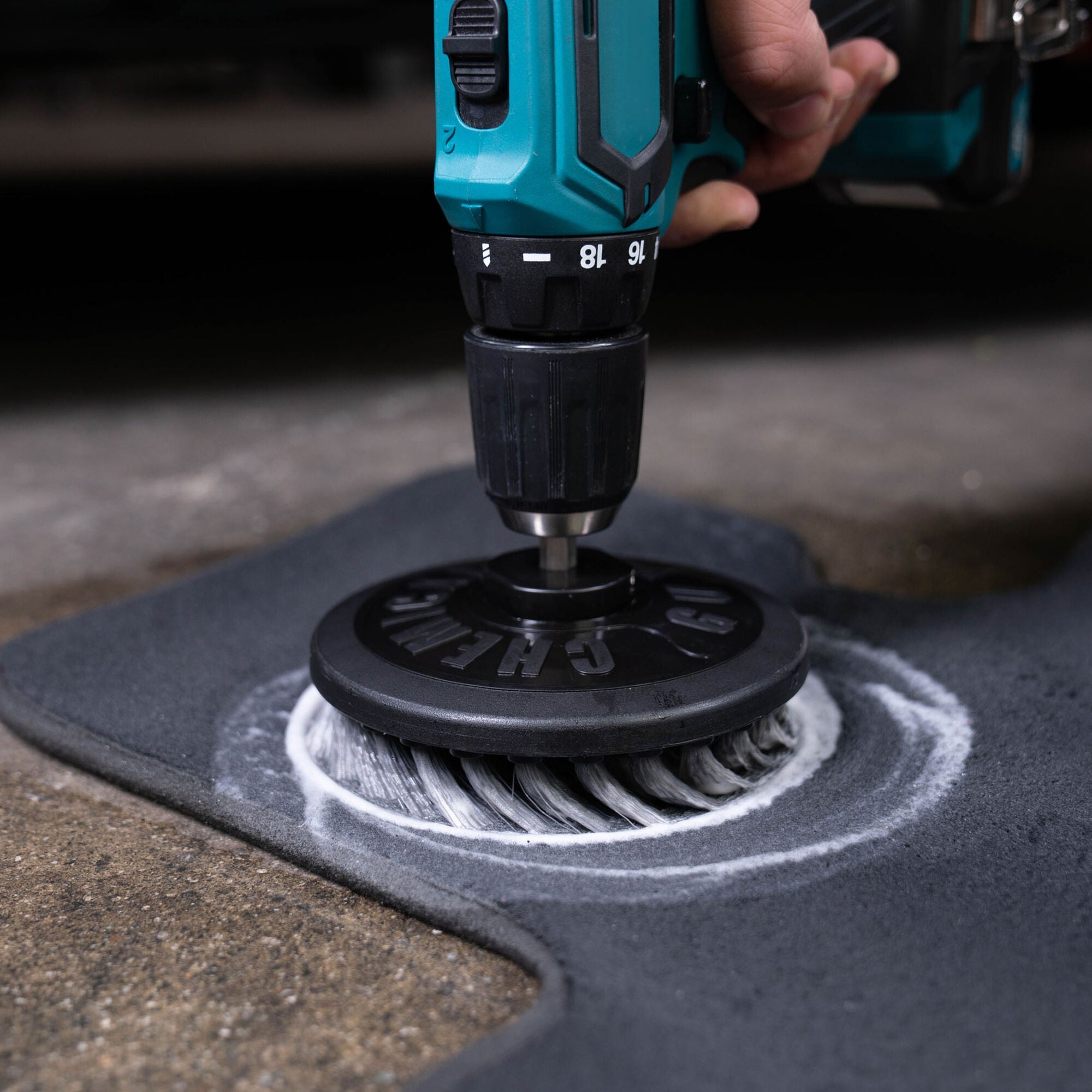 Chemical Guys Spinner Multi-Surface Drill Brush. Light Duty