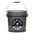 Heavy Duty Ultra Clear Detailing Bucket. 4.25 Gal. Smoked Obsidian Black