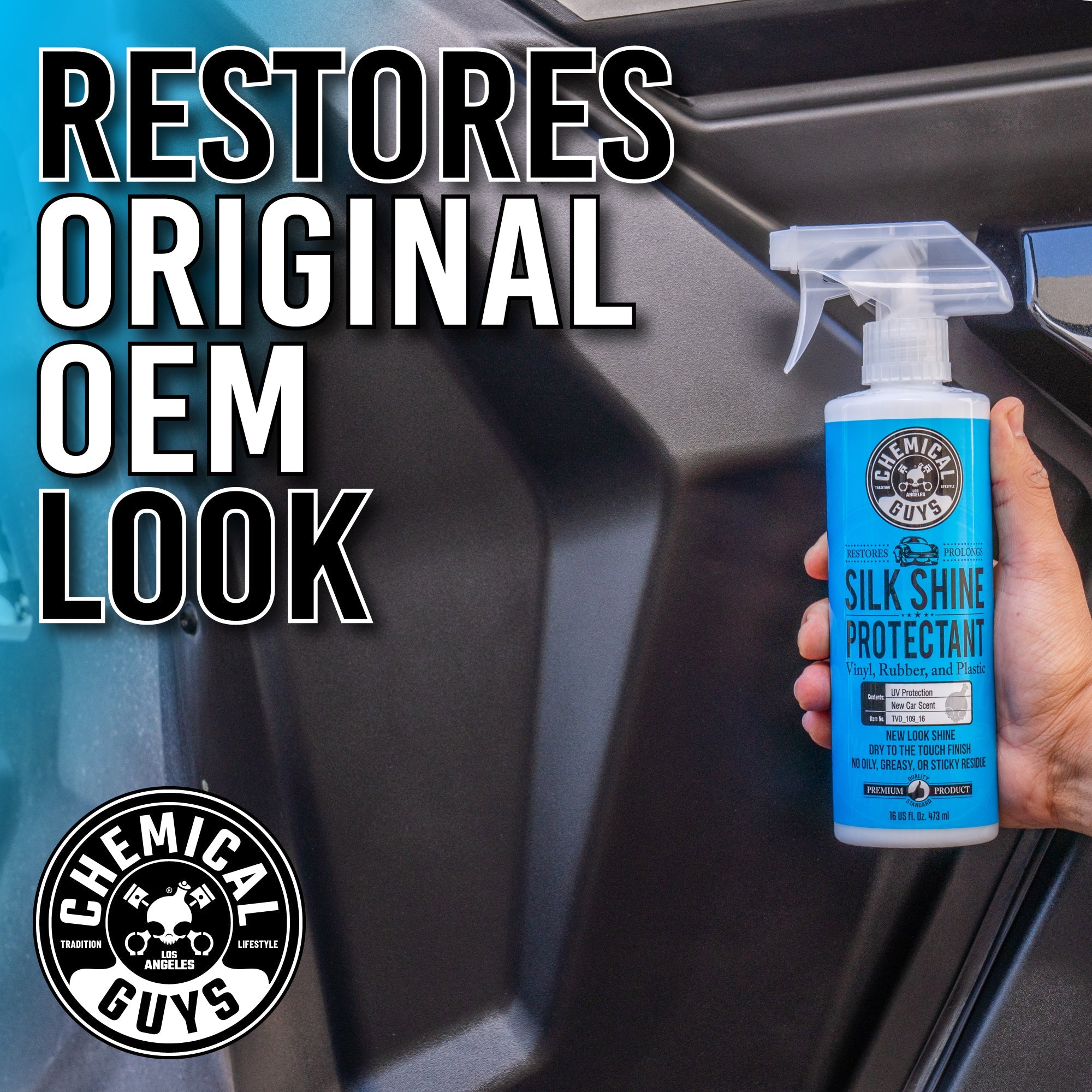 Silk Shine Protectant Vinyl. Rubber. and Plastic