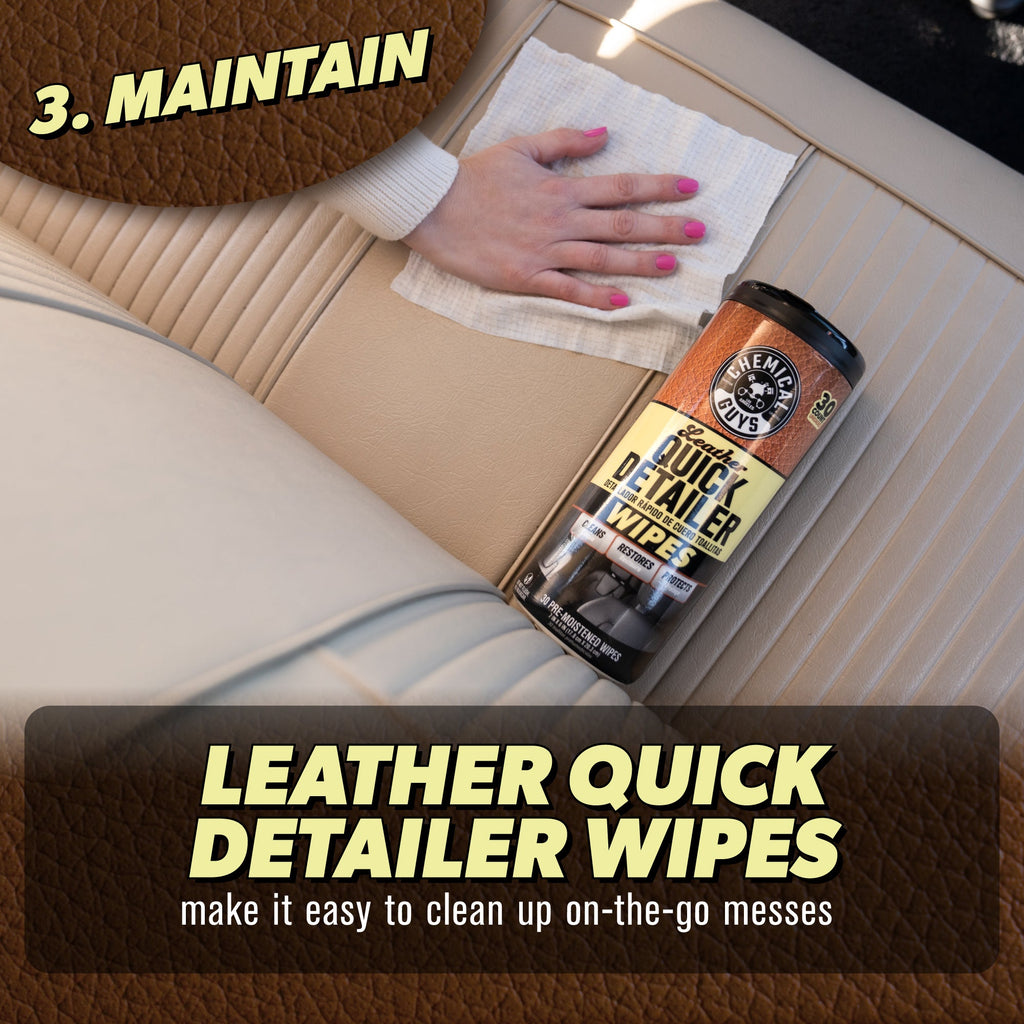 Clean. Condition. & Maintain Leather Care Kit