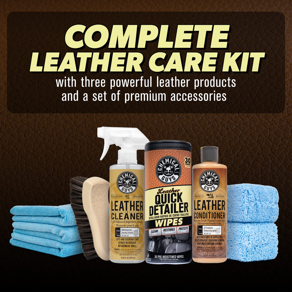 Complete Leather Clean. Condition. & Maintain Kit