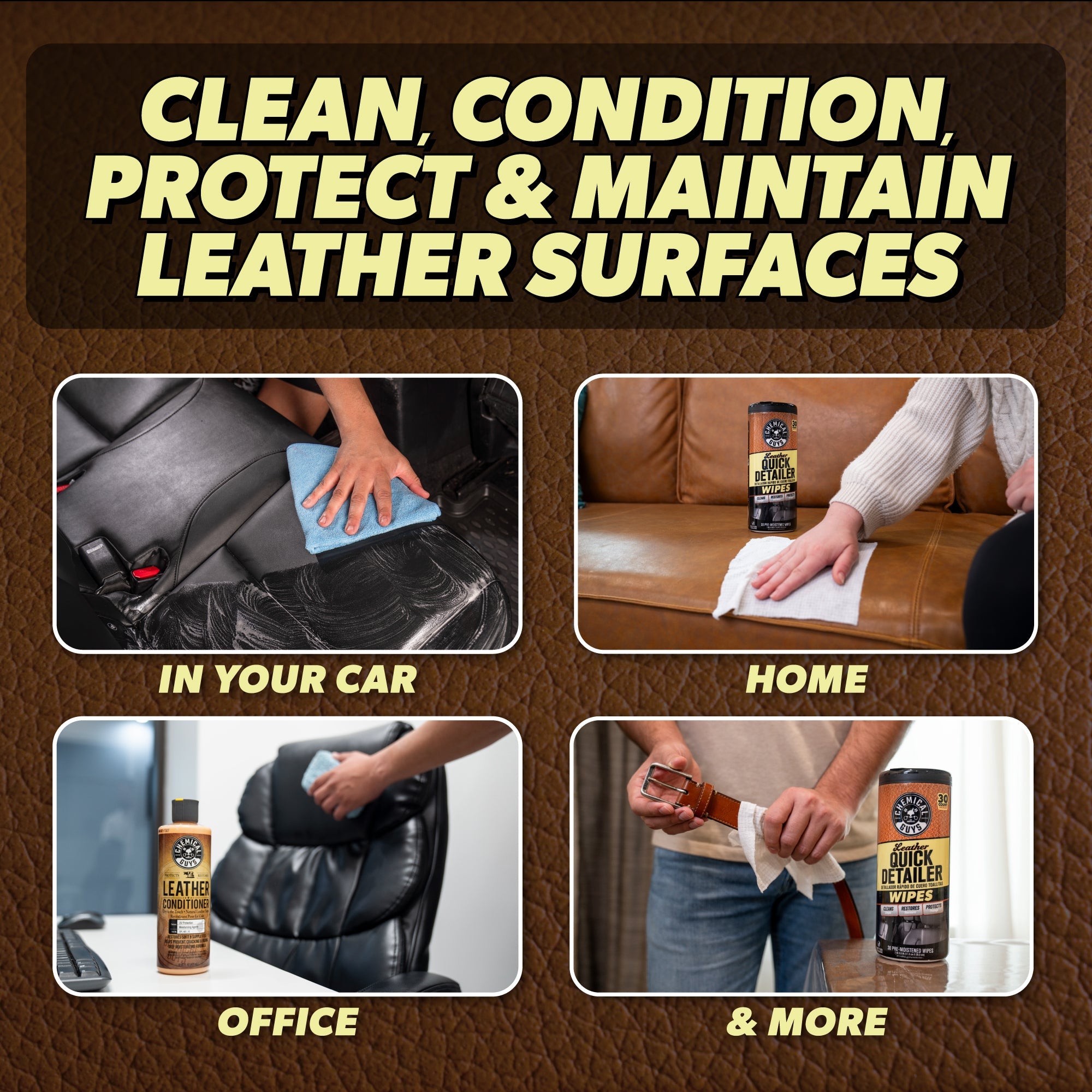 Complete Leather Clean. Condition. & Maintain Kit