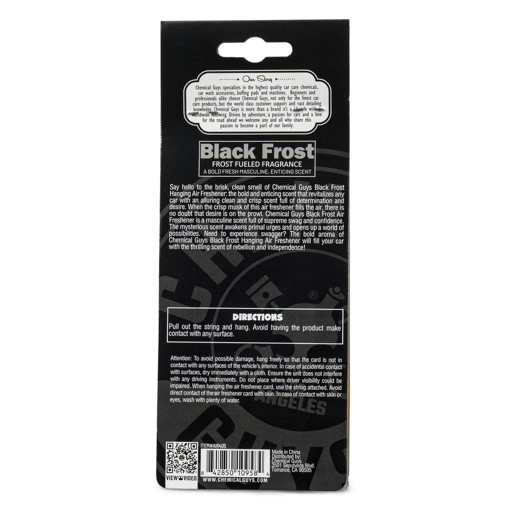 Black Frost Hanging Air Freshener Pack