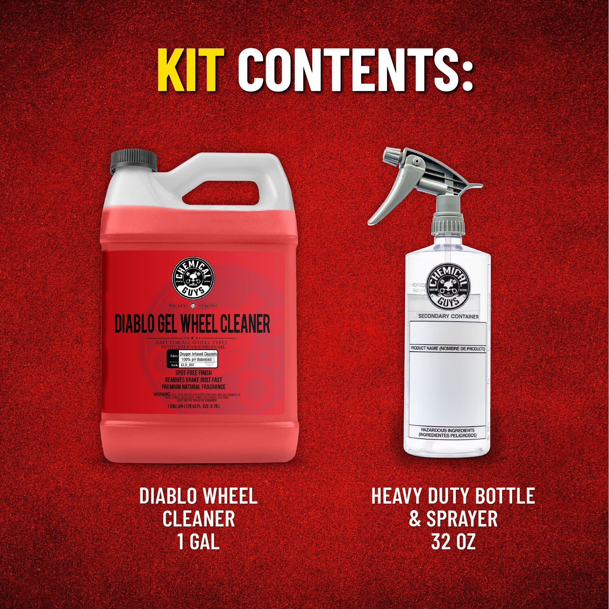 Diablo Wheel Cleaning Concentrate Bundle